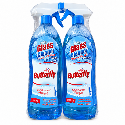 Butterfly Original Glass & Window Cleaner 1000ml – Pack of 2