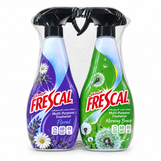 Frescal Multi-Purpose Freshener 500ml – Pack of 2 Assorted Scents