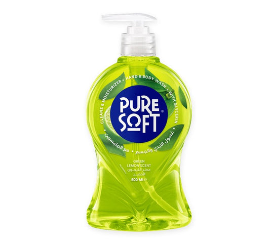 Pure Soft Green Lemon Hand & Body Wash 500ml